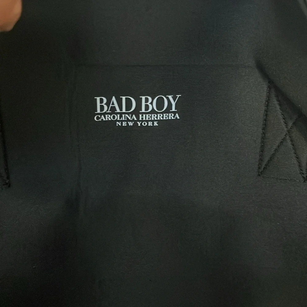 Carolina Herrera bad boy top handle weekend bag